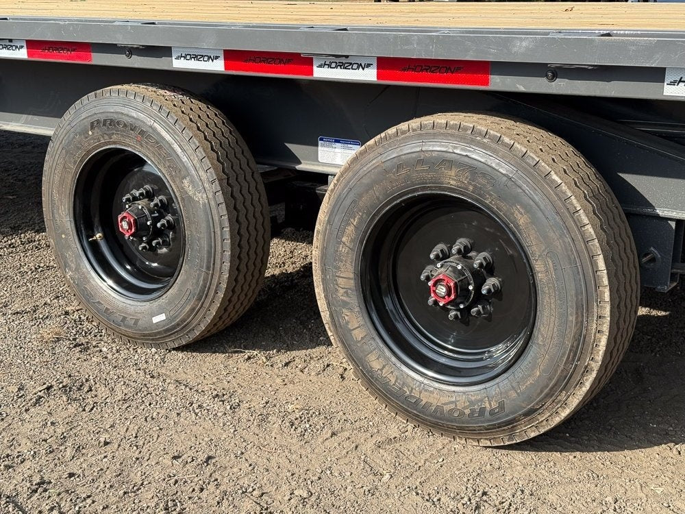 28' Horizon FTS Gooseneck Hydraulic Deckover Tilt Trailer - 10K Axles - Deckover Tilt - TrailerSwap