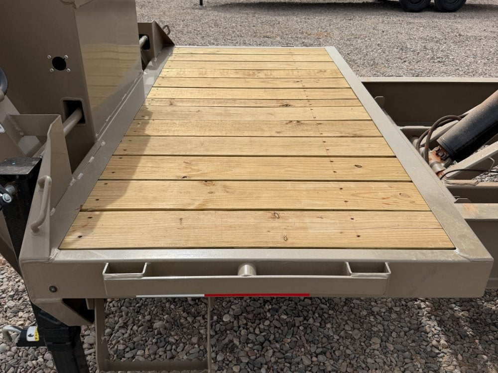 28' Horizon FTS Gooseneck Hydraulic Deckover Tilt Trailer - 10K Axles - Deckover Tilt - TrailerSwap