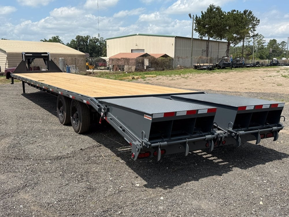 40' HD Gooseneck (2) 8k Axles Mega 16k GVWR 14ply Tires 1536