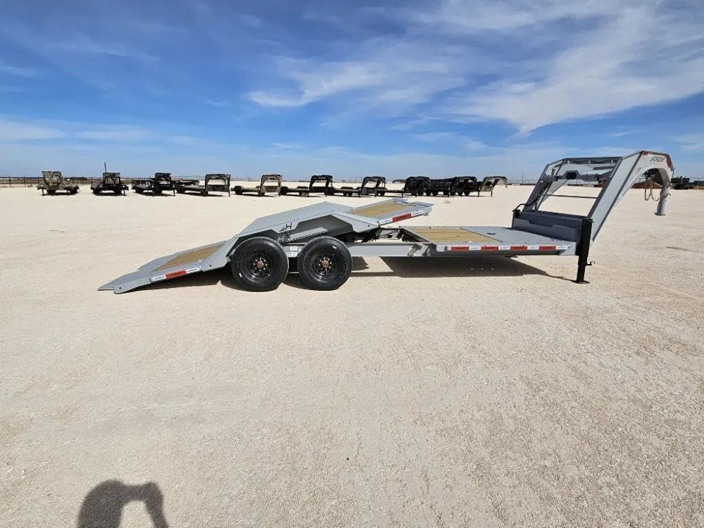 24' Horizon ETZ Gooseneck Equipment Tilt Trailer - (2) 8K Axles 15556
