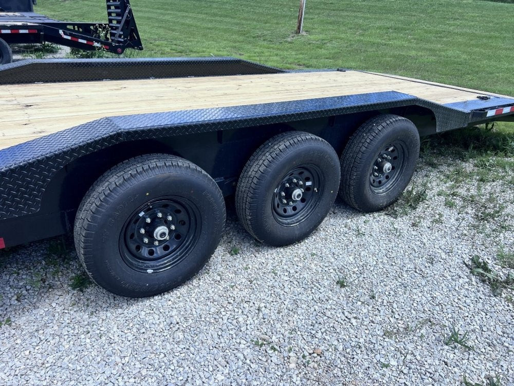 40' Iron Bull ETG Gooseneck Equipment Trailer Mega Ramps Drive Over Fenders - (3) 7,000 lb Axles 914477