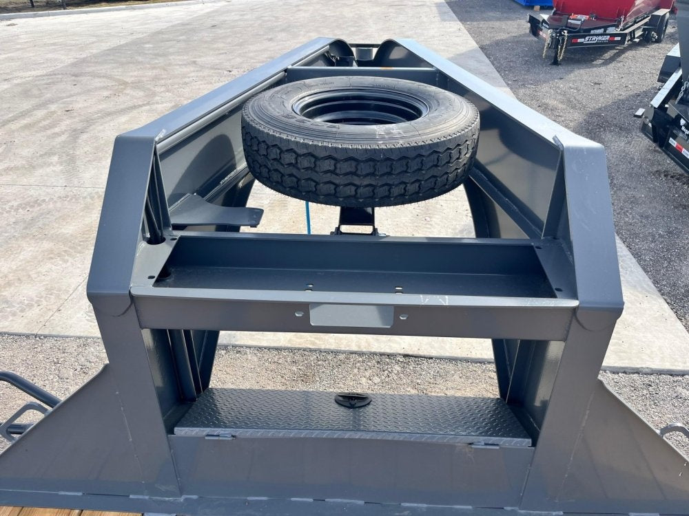 40' DKO Gooseneck Deckover 35' + 5' Mega Ramps (2) 12K Axles 011385