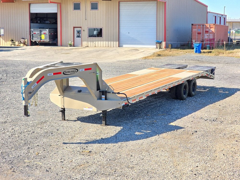 30' DKO Gooseneck Deckover 25' + 5' Mega Ramps (2) 10K Axles - Dual Wheel Deckover - DO 10K MR DW - TrailerSwap