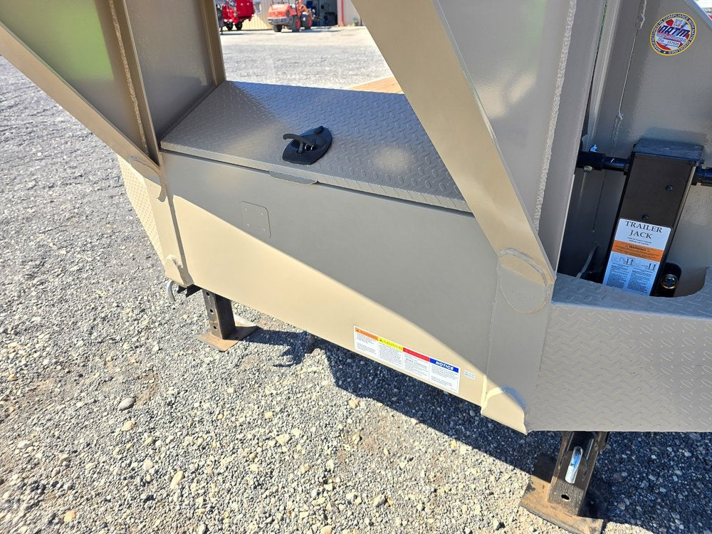 30' DKO Gooseneck Deckover 25' + 5' Mega Ramps (2) 10K Axles - Dual Wheel Deckover - DO 10K MR DW - TrailerSwap