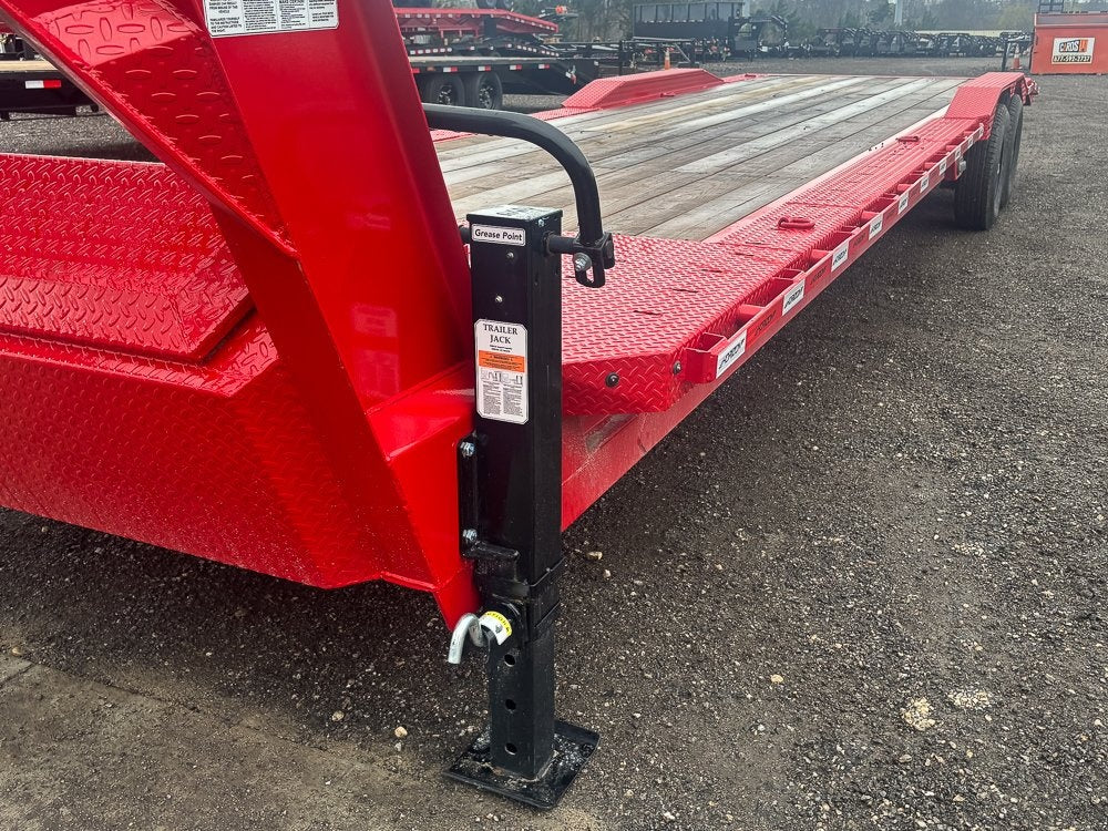 30' EWZ Gooseneck Equipment Hauler 7k Axles - Equipment Trailers - TrailerSwap