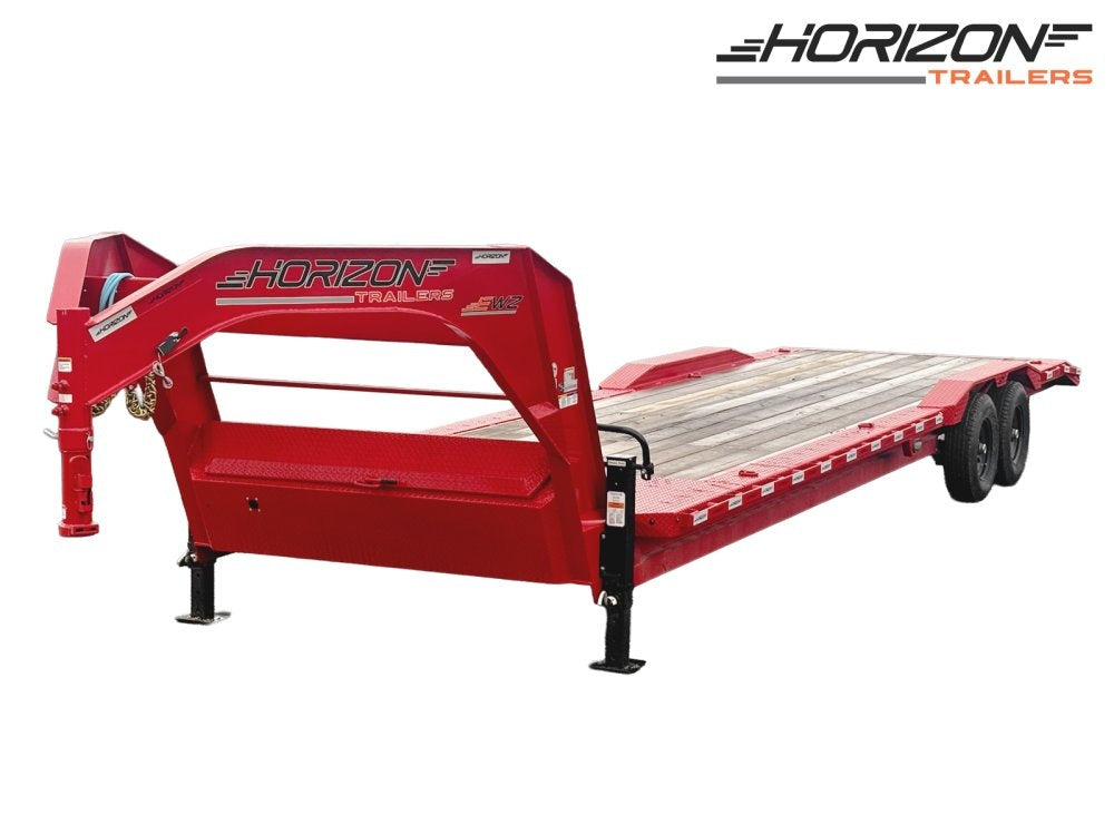 30' EWZ Gooseneck Equipment Hauler 7k Axles - Equipment Trailers - TrailerSwap