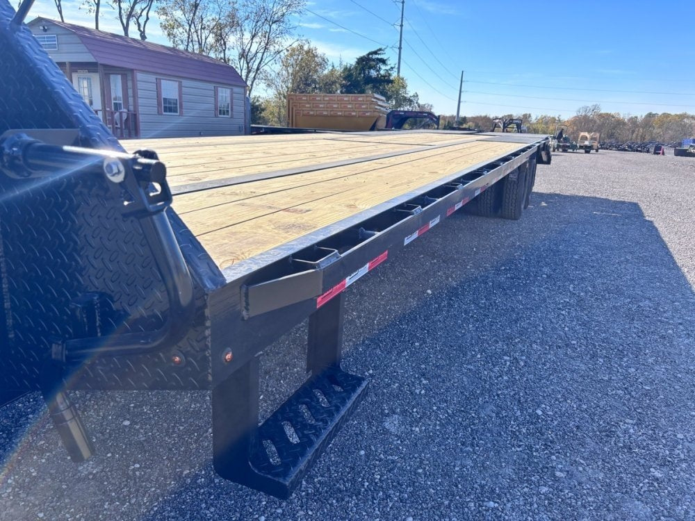 30' Stryker Gooseneck Dual Wheel Deckover Trailer Mega Ramps - (2) 12K Axles - Dual Wheel Deckover - DO 12K MR - TrailerSwap