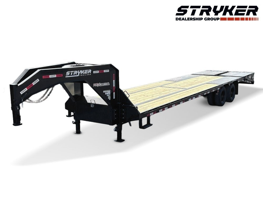 30' Stryker Gooseneck Dual Wheel Deckover Trailer Mega Ramps - (2) 12K Axles - Dual Wheel Deckover - DO 12K MR - TrailerSwap