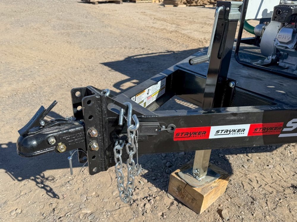 1500 Gallon Water Tank Trailer with Pump and Hose 004957