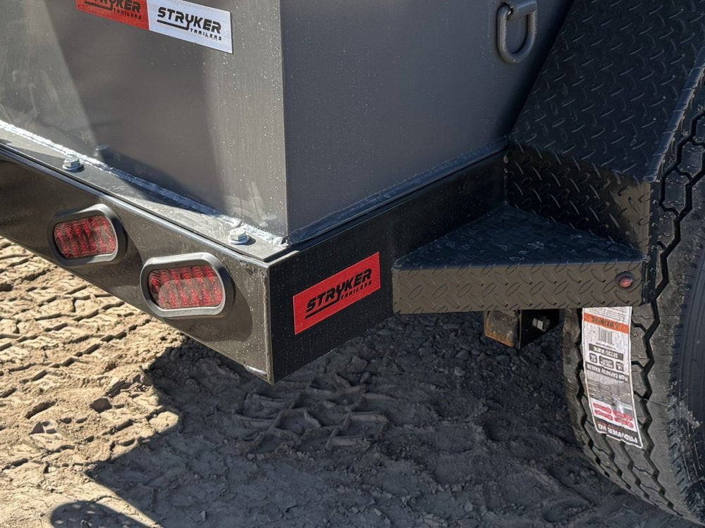 1500 Gallon Water Tank Trailer with Pump and Hose 004957
