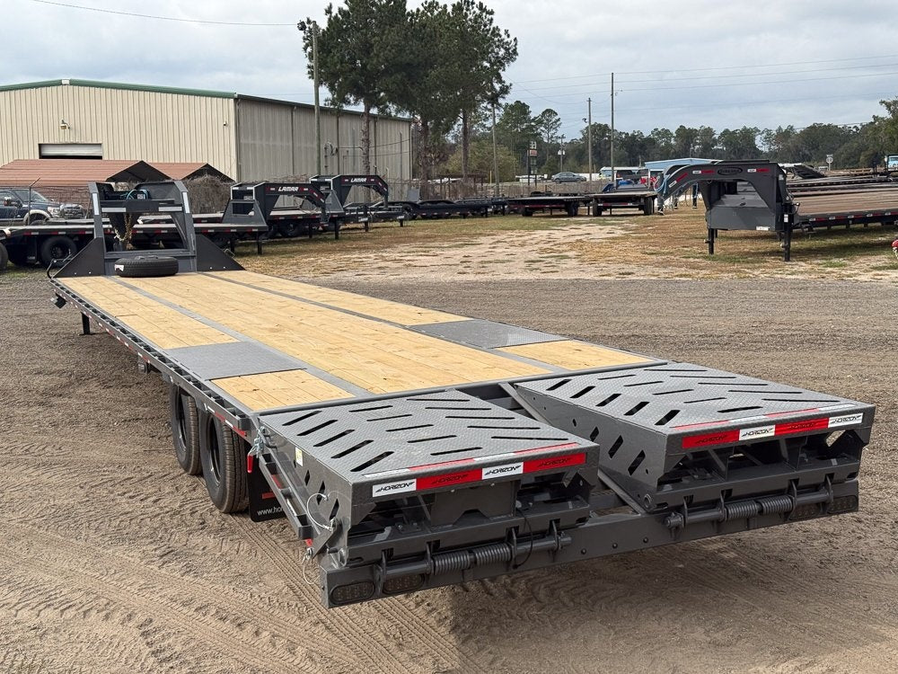 40' FHZ Gooseneck Deckover (2) 12K Axles Mega Ramps 25.9 GVWR 13079