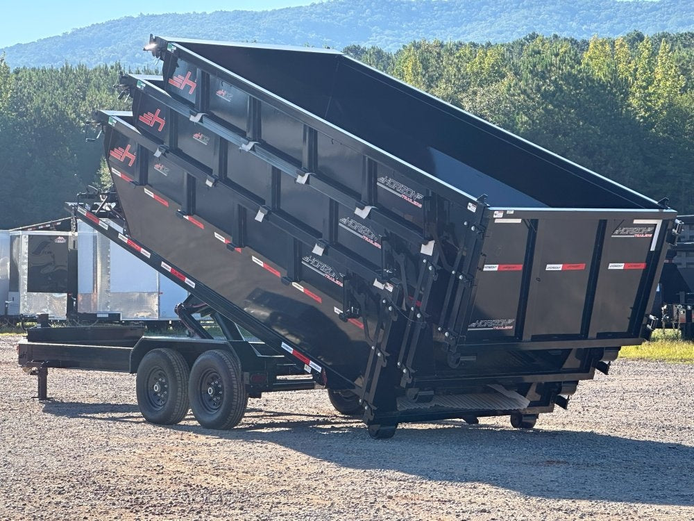 Horizon 16' RDZ BP Roll off Bundle (2) 7k Axles + 3 Bins w/ 4' Walls 7791