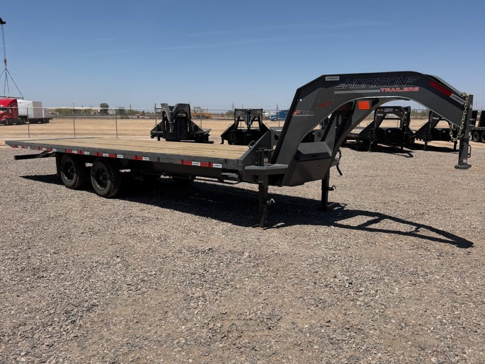 26' Horizon FFHSS Gooseneck Deckover Full Tilt Trailer - (2) 10K Axles 014792