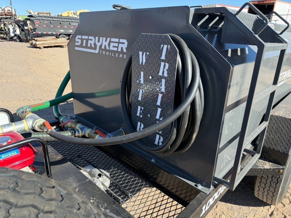 1500 Gallon Water Tank Trailer with Pump and Hose 004958