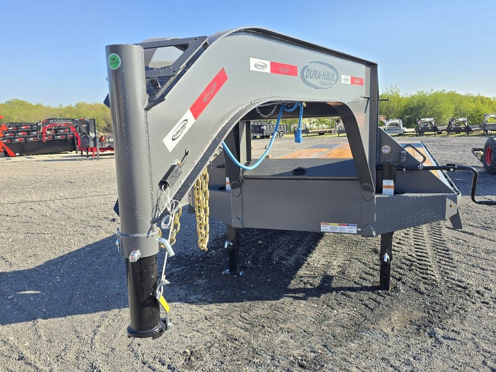 32' DKO Gooseneck Deckover 27' + 5' Mega Ramps (2) 12K Axles - Dual Wheel Deckover - DO 12K MR - TrailerSwap