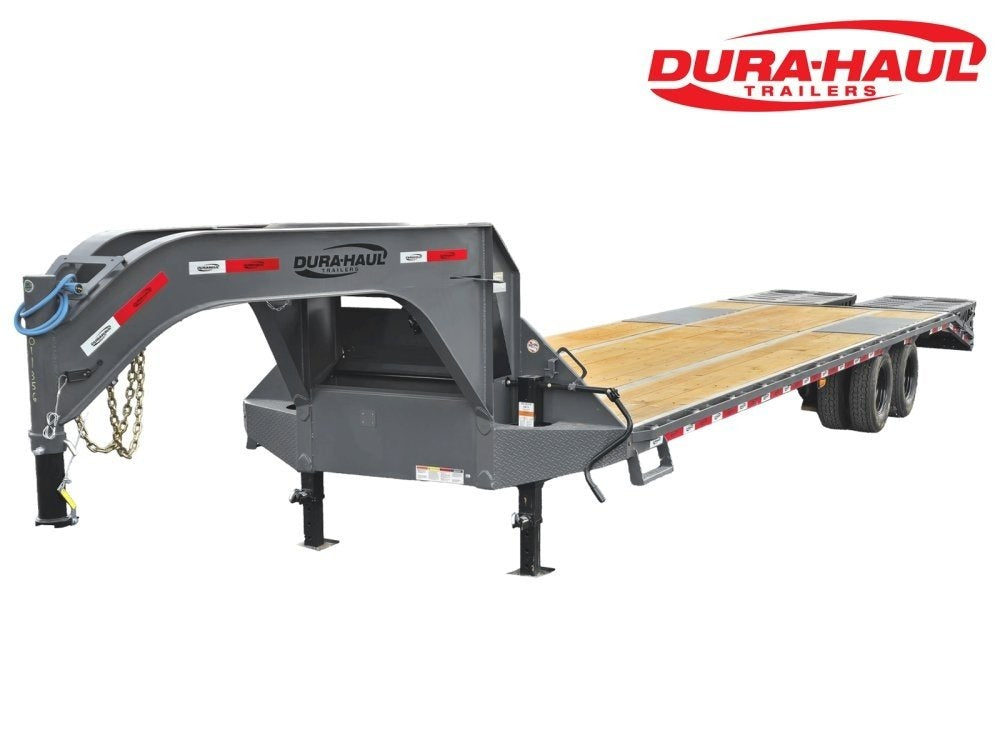 32' DKO Gooseneck Deckover 27' + 5' Mega Ramps (2) 12K Axles - Dual Wheel Deckover - DO 12K MR - TrailerSwap