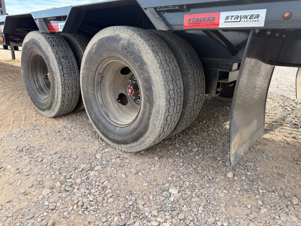 32' Stryker Gooseneck (2) 10K Axles Mega Ramps Dual Wheels - Dual Wheel Deckover - DO 10K MR DW - TrailerSwap