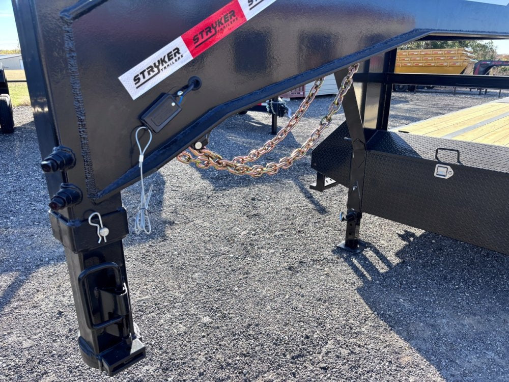 32' Stryker Gooseneck (2) 12K Axles Mega Ramps Dual Wheels - Dual Wheel Deckover - DO 12K MR - TrailerSwap
