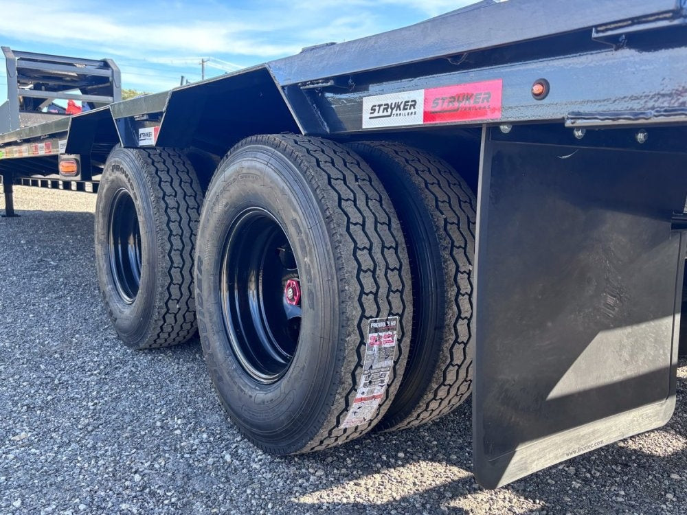 32' Stryker Gooseneck Dual Wheel Deckover Trailer Mega Ramps - (2) 12K Axles - Dual Wheel Deckover - DO 12K MR - TrailerSwap