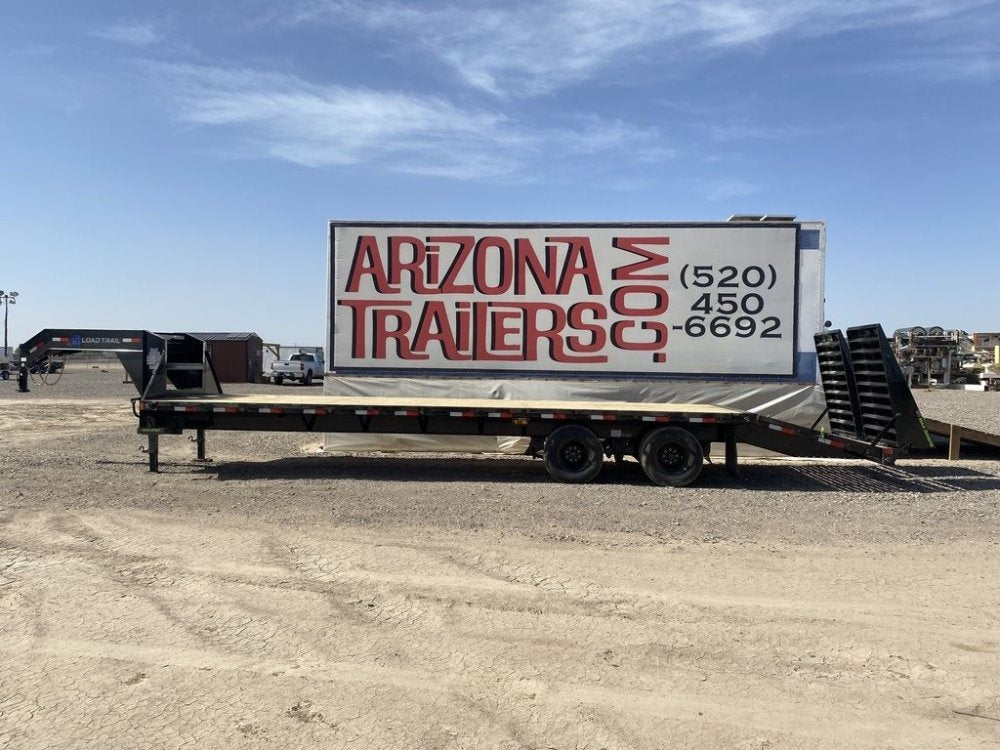 32' Tandem Dually Axle Gooseneck Equipment Hauler Trailer - DO 10K MR DW - TrailerSwap