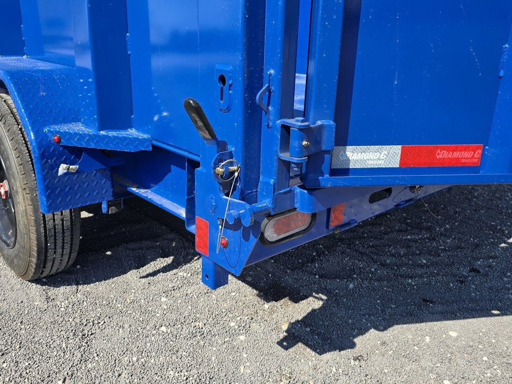 14' LPT BP Low Profile Dump Trailer - 8k Axles - Telescopic 302134