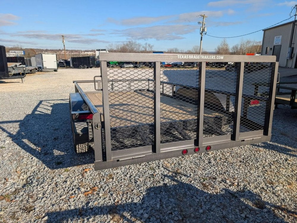 6.5 x 14 TA Pipe Top Utility Trailer Texas Bragg 6.5K 255947