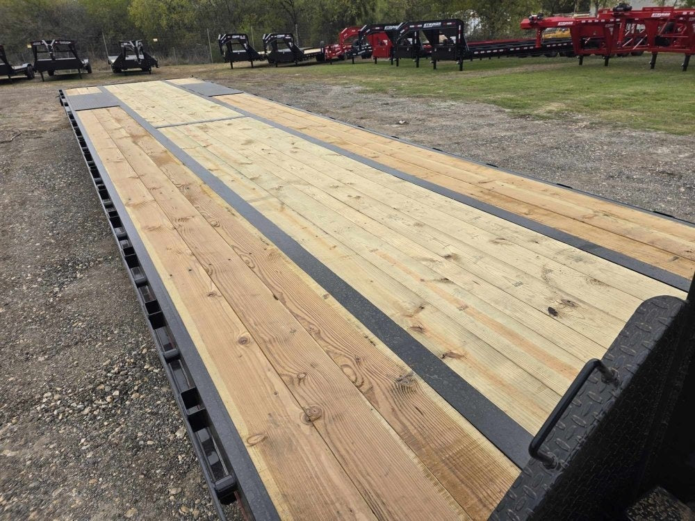 40' Stryker Gooseneck (2) 12K Axles Mega Ramps Dual Wheels 3378