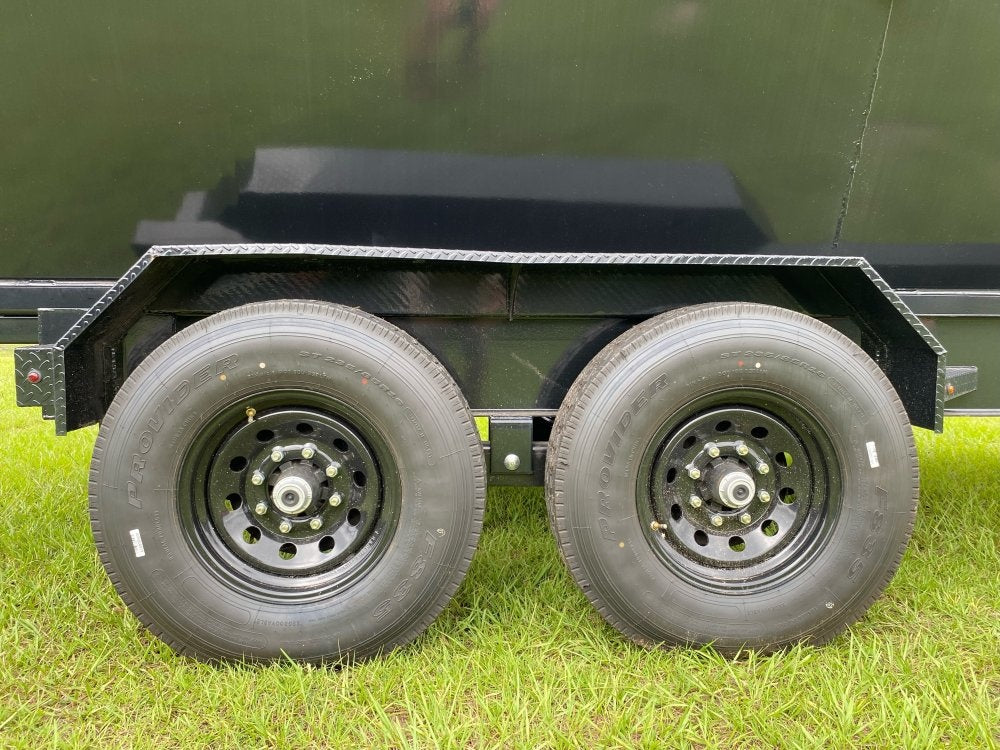 Stryker 14' BP Roll off Bundle (2) 7k Axles + 3 Bins w/ 4' Walls 00234A
