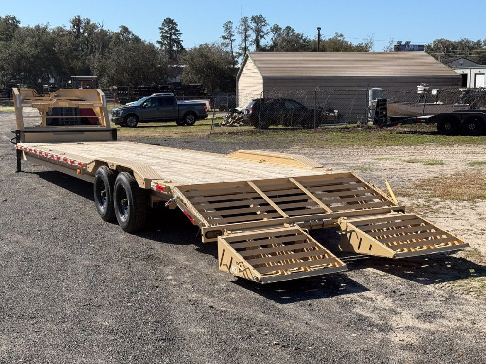 34' EWZ Gooseneck Equipment Hauler 8k Axles - Equipment Trailers - TrailerSwap