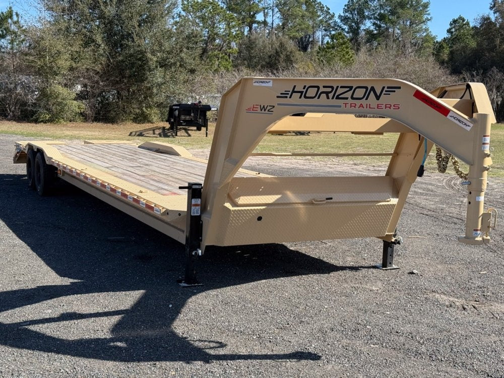 34' EWZ Gooseneck Equipment Hauler 8k Axles - Equipment Trailers - TrailerSwap