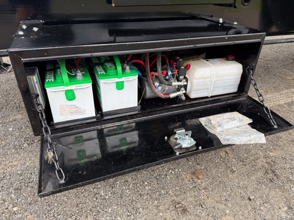 34' Horizon FFH Gooseneck Deckover Full Tilt Trailer - (2) 10k Axles - Deckover Tilt - TrailerSwap
