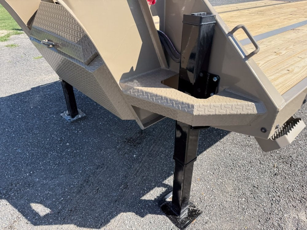34' Horizon FYZ Gooseneck Hydraulic Dovetail Deckover Trailer - (2) 12K Axles - Hydraulic Dovetail - TrailerSwap