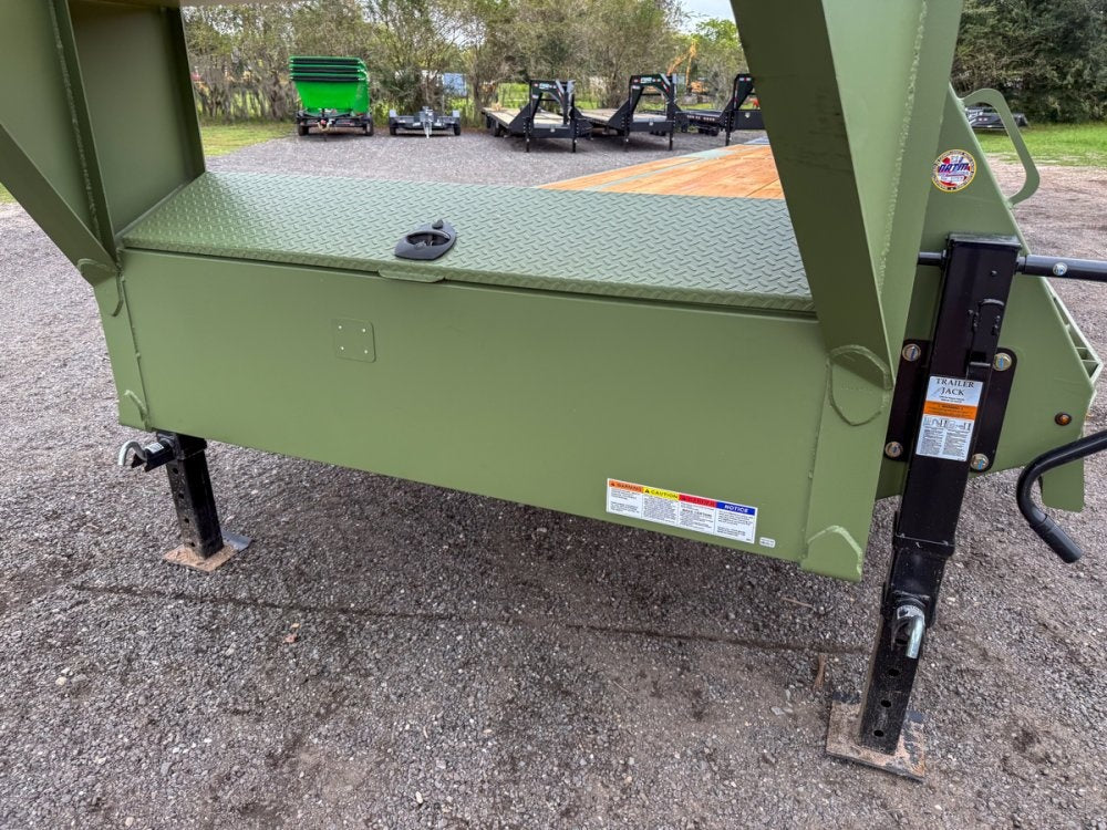 35' DKO Gooseneck Deckover 30'+5' Mega Ramps (2) 8K Axles - Hotshot Non-CDL - DO 8K MR - TrailerSwap