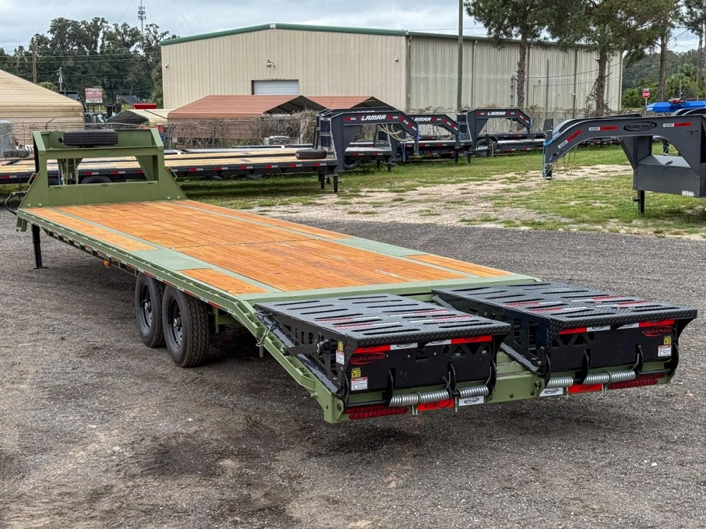 35' DKO Gooseneck Deckover 30' + 5' Mega Ramps (2) 7K Axles - Hotshot Non-CDL - DO 7K MR - TrailerSwap