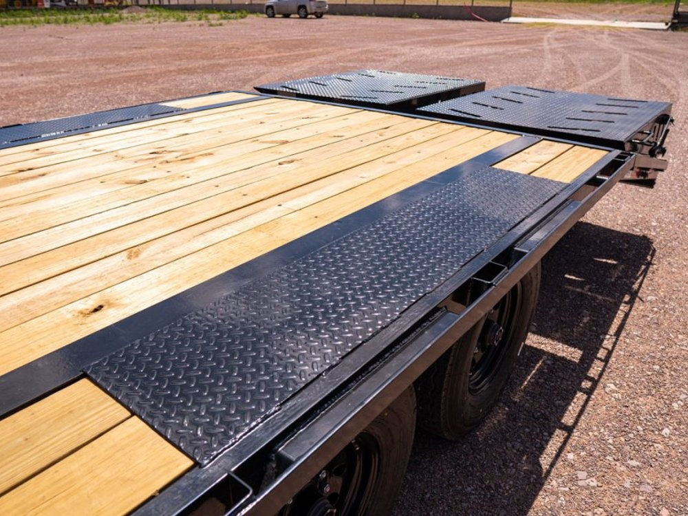 35' DKO Gooseneck Deckover 30'+5' Mega Ramps (2) 8K Axles - Hotshot Non-CDL - DO 8K MR - TrailerSwap