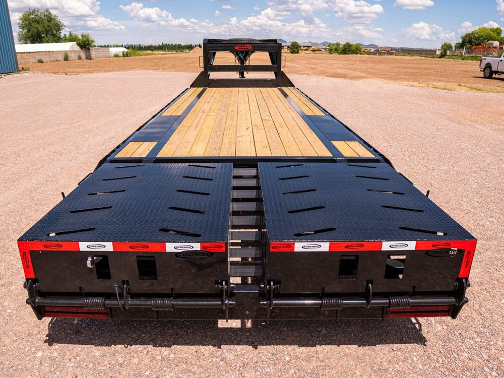35' DKO Gooseneck Deckover 30'+5' Mega Ramps (2) 8K Axles - Hotshot Non-CDL - DO 8K MR - TrailerSwap