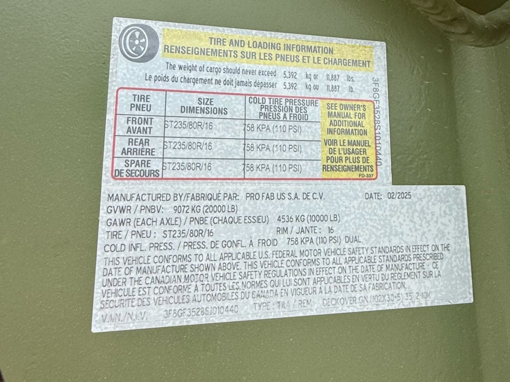 35' DKO Gooseneck Deckover 30' + 5' Mega Ramps (2) 10K Axles - Dual Wheel Deckover - DO 10K MR DW - TrailerSwap