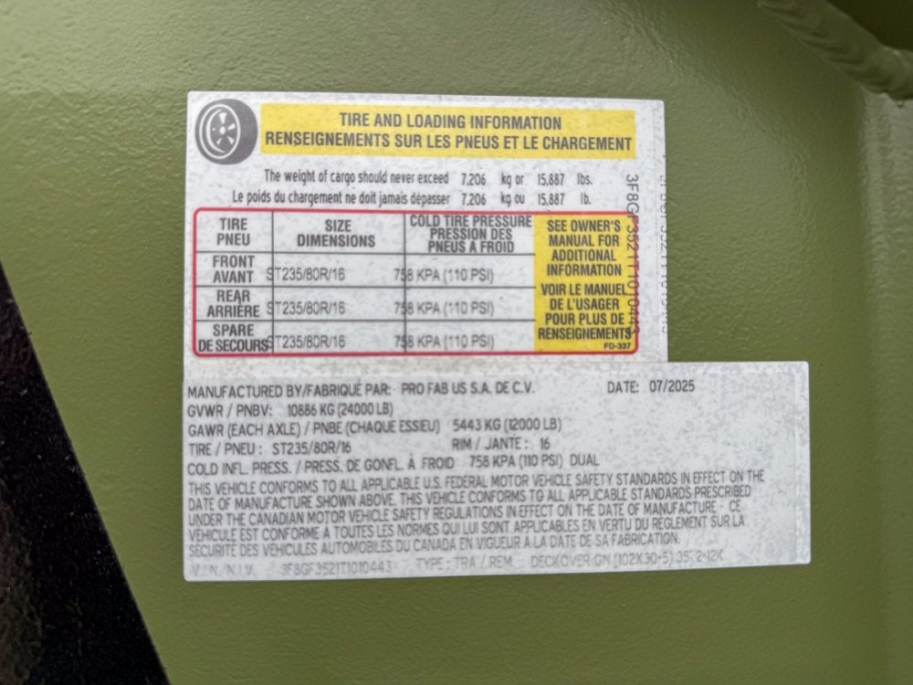 35' DKO Gooseneck Deckover 30' + 5' Mega Ramps (2) 12K Axles - Dual Wheel Deckover/DO 12K MR - Stryker Dealership Group