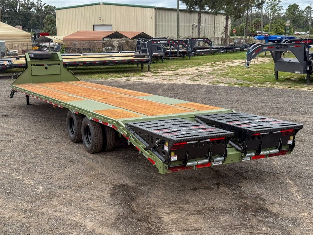 35' DKO Gooseneck Deckover 30' + 5' Mega Ramps (2) 12K Axles - Dual Wheel Deckover/DO 12K MR - Stryker Dealership Group
