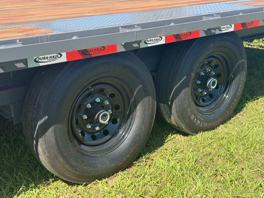 35' Dura-Haul DKO Gooseneck Hotshot Non-CDL Deckover Trailer Mega Ramps - (2) 7K Axles - Hotshot Non-CDL - DO 7K MR - TrailerSwap