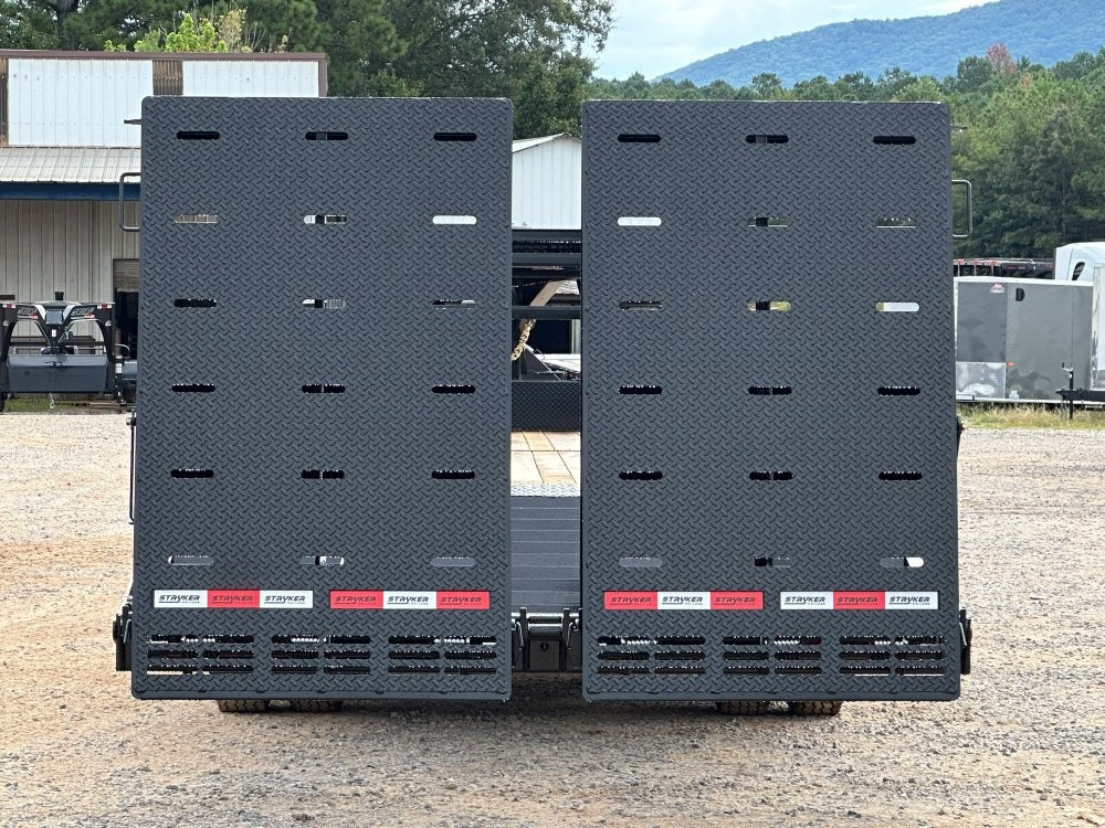 35' Stryker Gooseneck (2) 12K Axles Mega Ramps Dual Wheels - Dual Wheel Deckover - DO 12K MR - TrailerSwap
