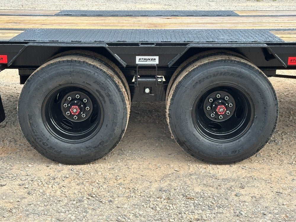 35' Stryker Gooseneck (2) 12K Axles Mega Ramps Dual Wheels - Dual Wheel Deckover - DO 12K MR - TrailerSwap