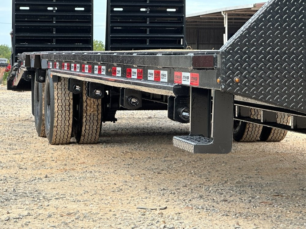 35' Stryker Gooseneck (2) 12K Axles Mega Ramps Dual Wheels - Dual Wheel Deckover - DO 12K MR - TrailerSwap