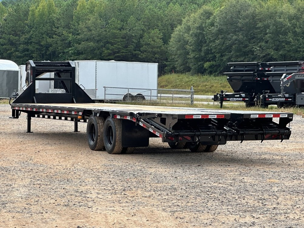 35' Stryker Gooseneck (2) 12K Axles Mega Ramps Dual Wheels - Dual Wheel Deckover - DO 12K MR - TrailerSwap