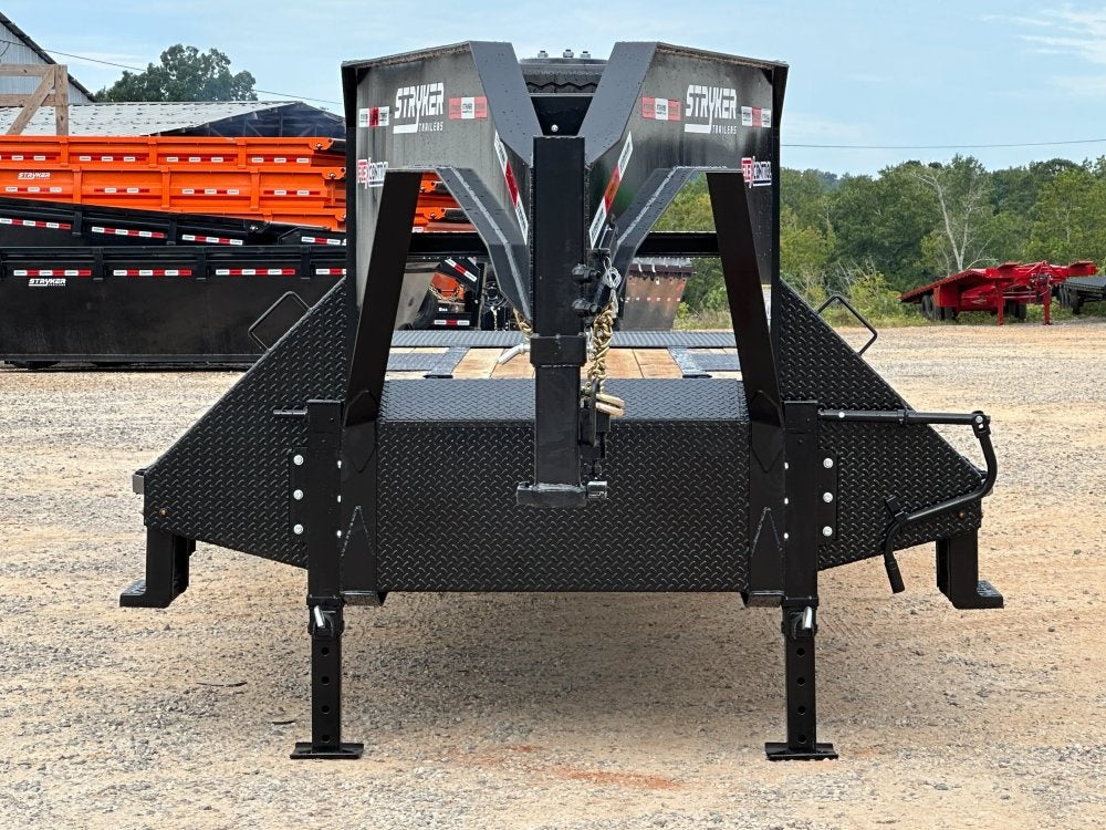35' Stryker Gooseneck (2) 12K Axles Mega Ramps Dual Wheels - Dual Wheel Deckover - DO 12K MR - TrailerSwap