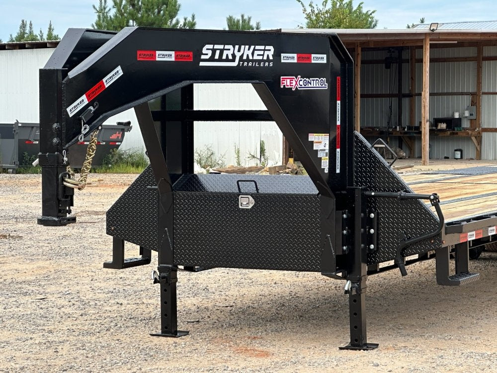 35' Stryker Gooseneck (2) 12K Axles Mega Ramps Dual Wheels - Dual Wheel Deckover - DO 12K MR - TrailerSwap