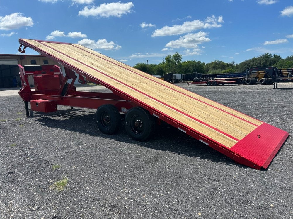 28' Horizon FFT Gooseneck Full Deckover Tilt Trailer - (2) 10K Axles 016937