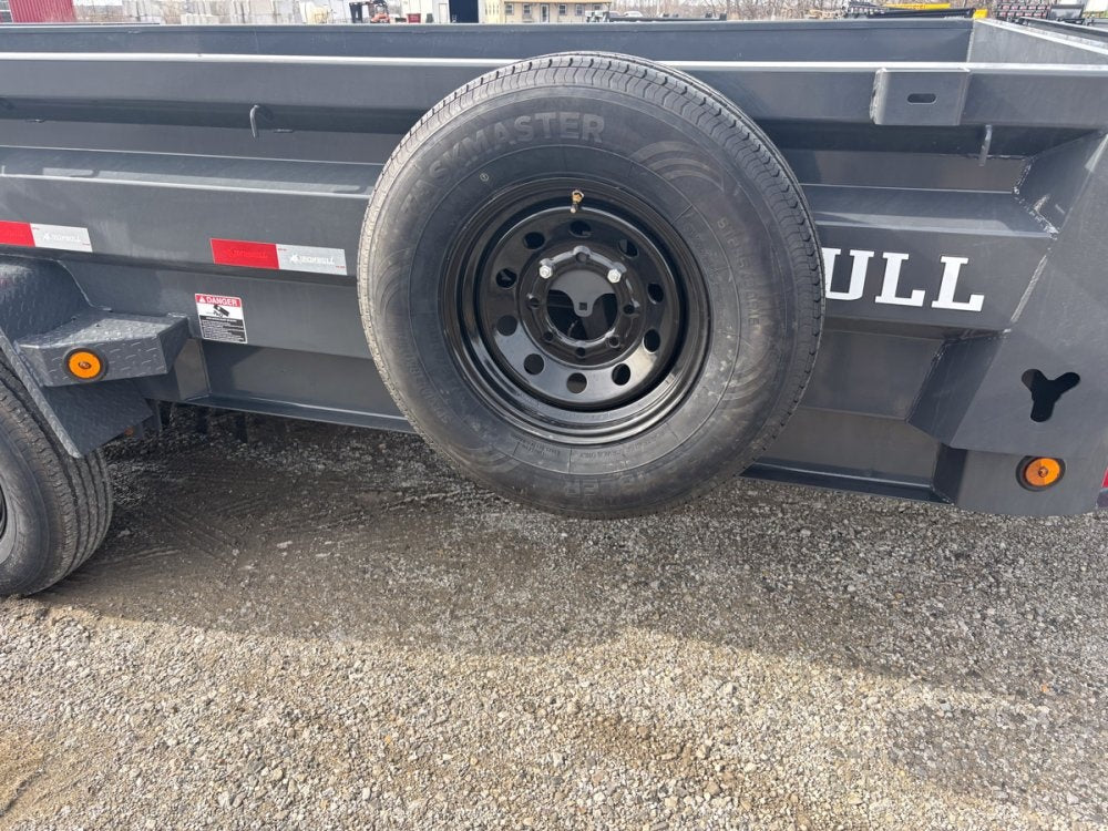 16' x 83" Iron Bull DWB Bumper Pull Dump Trailer 24" Side Walls - (2) 7,000 lb Axles 110834