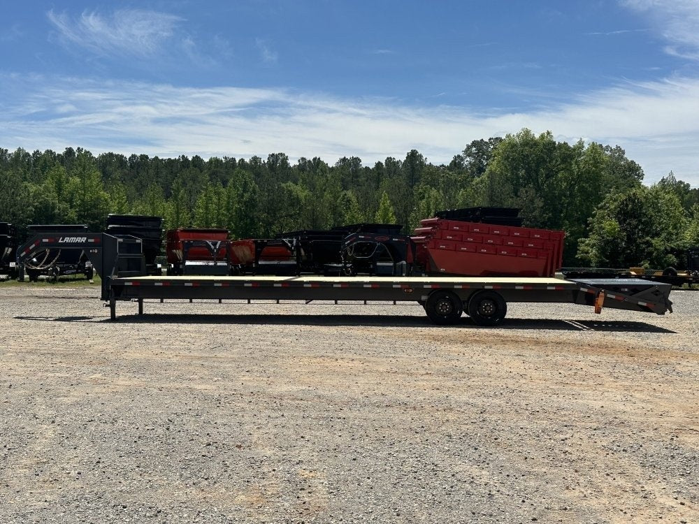 36' FS Gooseneck Mega Ramps 8k Axles 16 Ply Tires - Hotshot Non-CDL - DO 8K MR - TrailerSwap