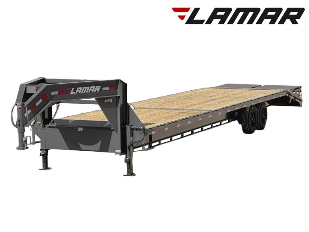 36' FS Gooseneck Mega Ramps 8k Axles 16 Ply Tires - Hotshot Non-CDL - DO 8K MR - TrailerSwap